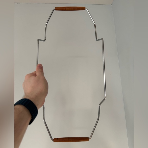 MCM Vintage Cathrineholm Lotus Casserole Baking Dish & Stand avocado green - Picture 10 of 14